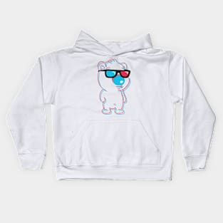 3D Bear Kids Hoodie